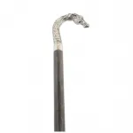 Zarafet ve Gücün Sembolü: El İşçiliği Krom At Başı Büstü Motifli Özel Tasarım Baston