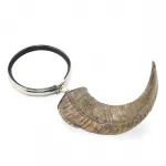 Doğal Boynuz Saplı Şık El Büyüteci – Klasik ve Dekoratif Ofis Masaüstü Aksesuarı