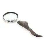 El Yapımı Doğal Boynuz Saplı Antik Tarz Büyüteç – Şık ve İşlevsel Okuma & Koleksiyon Aracı