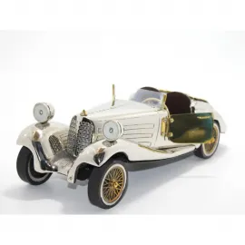 Vintage El Yapımı Pirinç Klasik Spor Araba Modeli Dekoratif Koleksiyon Objeleri