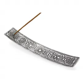 Estetik Metal Kayık 7 Çakra Tütsülük Çakra Dengeleyici Dekoratif Obje