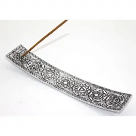 Estetik Metal Kayık 7 Çakra Tütsülük Çakra Dengeleyici Dekoratif Obje