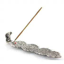 El İşçiliği Metal Kayık Ganeşa Tütsülük – Dekoratif Yoga ve Meditasyon Aksesuarı