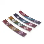 Obsidyen Taşı Kayık Tütsülük | El Yapımı Dekoratif Sembollü Çakra Enerji Uyumlu Buhurdanlık