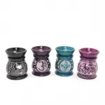 El Yapımı Obsidian Taşı Buhurdanlık: Meditasyon ve Aroma Terapi İçin Dekoratif Obje