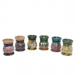 El Yapımı Obsidian Taşı Buhurdanlık – Aromaterapi ve Dekorasyon İçin Özel Oymalı Tasarım Objeler