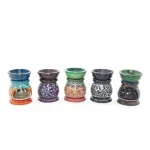 El Oyması Doğal Obsidyen Taş Buhurdanlık | Dekoratif Kokulu Yağ Difüzörü