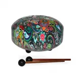 Etnik Desenli Tongue Drum Meditasyon Çanı ve Ses Terapisi Enstrümanı – Rengarenk Melodiler