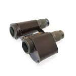 Antik Stil Pirinç ve Hakiki Deri Kaplama Seyahat Dürbünü – Estetik ve Fonksiyonel Keşif Aracı