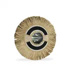 El Yapımı Bohem Hasır ve Boncuk İşlemeli Dekoratif Duvar Aynası - 70 cm Çap