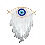 Büyük Nazar Boncuklu Göz Düş Kapanı El Yapımı Duvar Dekoru – Kötü Enerjiden Koruma ve Ev Dekorasyonu