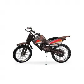 El Yapımı Retro Metal Motosiklet Biblosu: Otantik Motocross Tarzı Dekoratif Figür