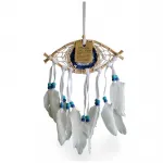 Göz Tasarımlı Otantik El Yapımı Rüya Kapanı Düş Kapanı Dream Catcher Duvar Dekoru