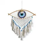 El Yapımı Nazar Gözü Rüya Kapanı Düş Kapanı: Bohem Dekor ve Şans Getiren Duvar Aksesuarı