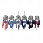 El Yapımı Otantik Rüya Kapanı Düş Kapanı - Renkli Tüylerle Ev Dekorasyonu