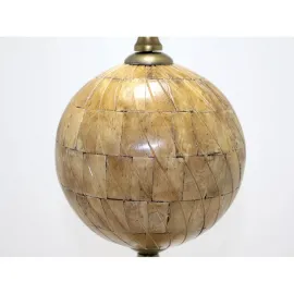 Zarif Antik Bronz Ayaklı, El Yapımı Mozaik Tasarımlı Dekoratif Dünya Küresi - Ev ve Ofis Dekorasyonu