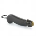 Siyah Metal Penis Formunda Şişe Açacağı 20 cm – Eğlenceli ve Dayanıklı Obje