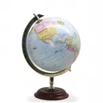 Büyük Boy Vintage Dekoratif Dünya Küresi: Ev ve Ofis İçin Şık Masaüstü Coğrafi Harita