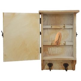 Kişiye Özel Ahşap Anahtar Kutusu Motosikletli ve Çerçeveli