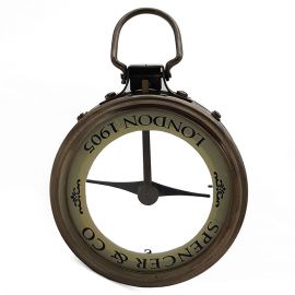 Kişiye Özel Pirinç Dereceli Antik Pusula - Kadife Kutulu