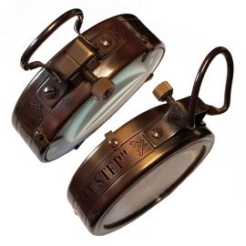 Kişiye Özel Pirinç Dereceli Antik Pusula - Kadife Kutulu