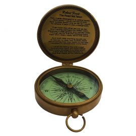 Kişiye Özel Kadife Kutulu Pirinç Pusula