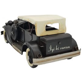 Kişiye Özel El Yapımı Dekoratif Klasik Metal Araba