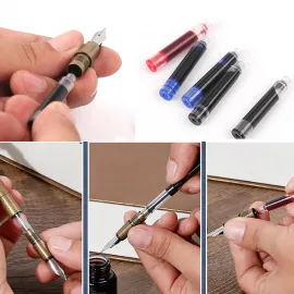 Retro Kuş Tüyü Divit Dolma Kalem, Mühür Mumu ve İsme Özel Ajanda Seti