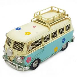 Kişiye Özel Dekoratif Kumbaralı ve Çerçeveli Vosvos Minibüs