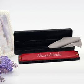 Kişiye Özel 24 Delikli Kutulu Harmonica Mızıka