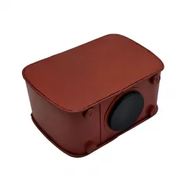 Dekoratif Metal Mini Retro Radyo Kumbara - Kırmızı