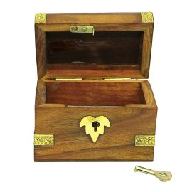 Ahşap Kilitli Kumbara