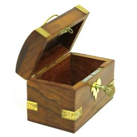 Ahşap Kilitli Kumbara