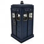 Dekoratif Polis Telefon Kulübesi Metal Kumbara