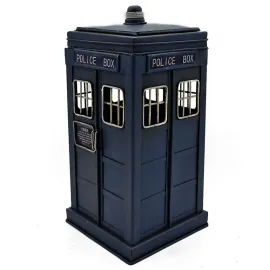 Dekoratif Polis Telefon Kulübesi Metal Kumbara