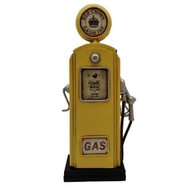 Red Crown Dekoratif Vintage Gaz Yakıt Pompası - Kumbara