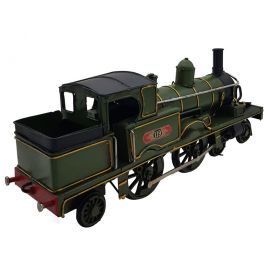 Dekoratif Metal No 119 Kıtalar Arası Buharlı Lokomotif