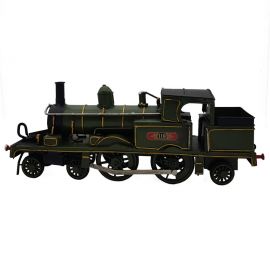 Dekoratif Metal No 119 Kıtalar Arası Buharlı Lokomotif