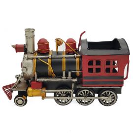 Dekoratif Metal Lokomotif Kalemlik