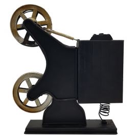 Dekoratif Metal Sinemaskop Masa Saati