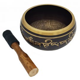 Pirinç Tibet Çanağı Meditasyon Çanı 15 cm Singing Bowl