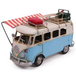 Dekoratif Tenteli Metal Vosvos Minibüs