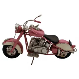 Rosy Candy Metal Dekoratif Motosiklet