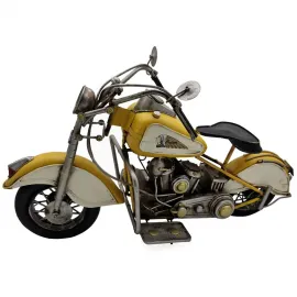 Speedy Sun El Yapımı Metal Dekoratif Motosiklet - XXL
