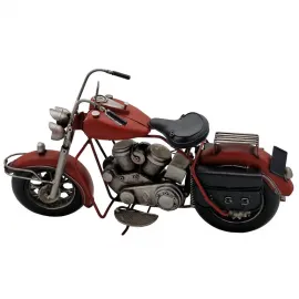 Firestorm Rider Metal El Yapımı Dekoratif Motosiklet - Büyük Boy