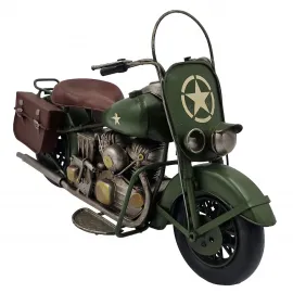 WW2 Harley Davidson Dekoratif Askeri Motosiklet