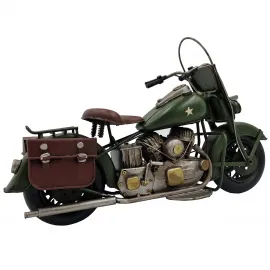 WW2 Harley Davidson Dekoratif Askeri Motosiklet
