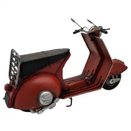 Red Velocity Vintage Dekoratif Vespa Scooter