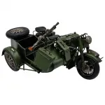 Askeri Metal Savaş Motosiklet Maketi - El Yapımı Nostaljik Biblo Askeri Metal Savaş Motosiklet Maketi - El Yapımı Nostaljik Biblo