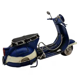 Midnight Metal Dekoratif Vespa Scooter Biblo